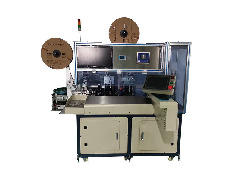 全自動(dòng)單壓單沾單穿(雙線規(guī))插膠殼機(jī)