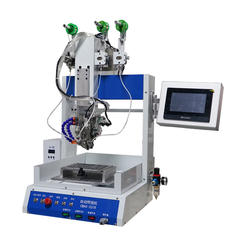 PCB板自動(dòng)剝皮焊線機(jī)高壓燈LED燈條自動(dòng)焊線自動(dòng)裁線送線